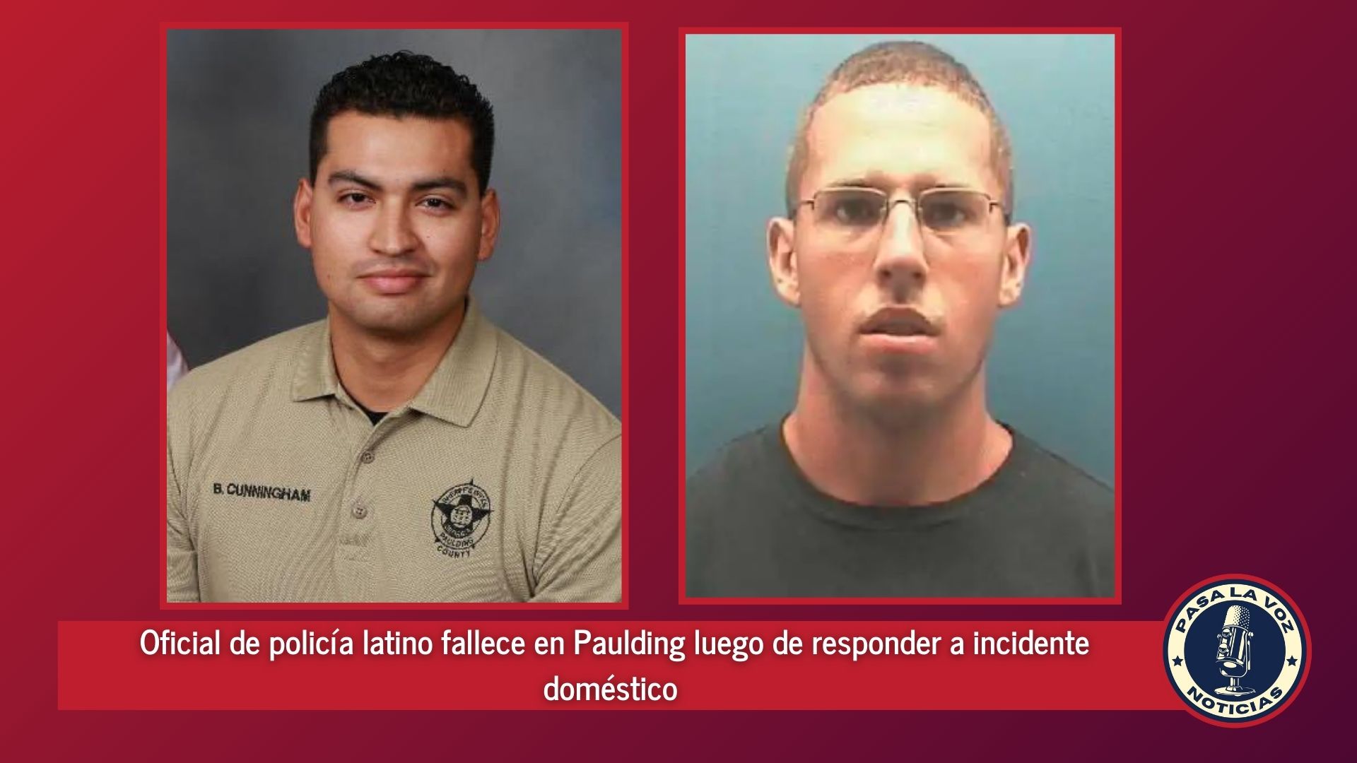 Oficial de policía latino fallece en Paulding luego de responder a incidente doméstico