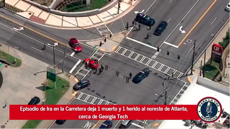 episodio de ira en la carretera deja 1 muerto y 1 herido al noreste de Atlanta cerca de Georgia Tech