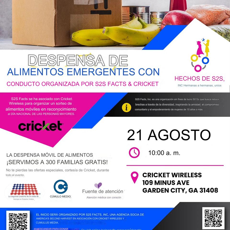 S2S realizará entrega de 300 bolsas de comida el día de hoy para celebrar el Día Nacional del Adulto Mayor en Garden City
