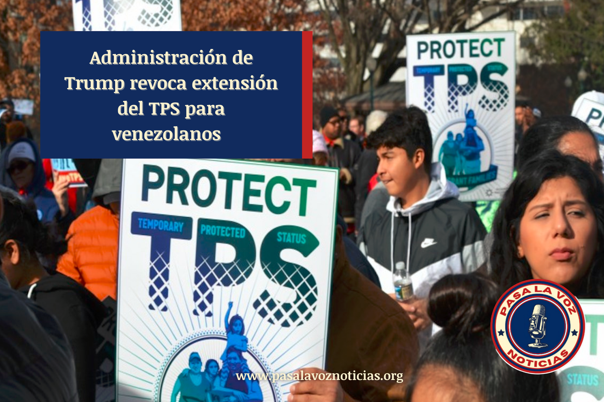 Administración de Trump revoca extensión del TPS para venezolanos