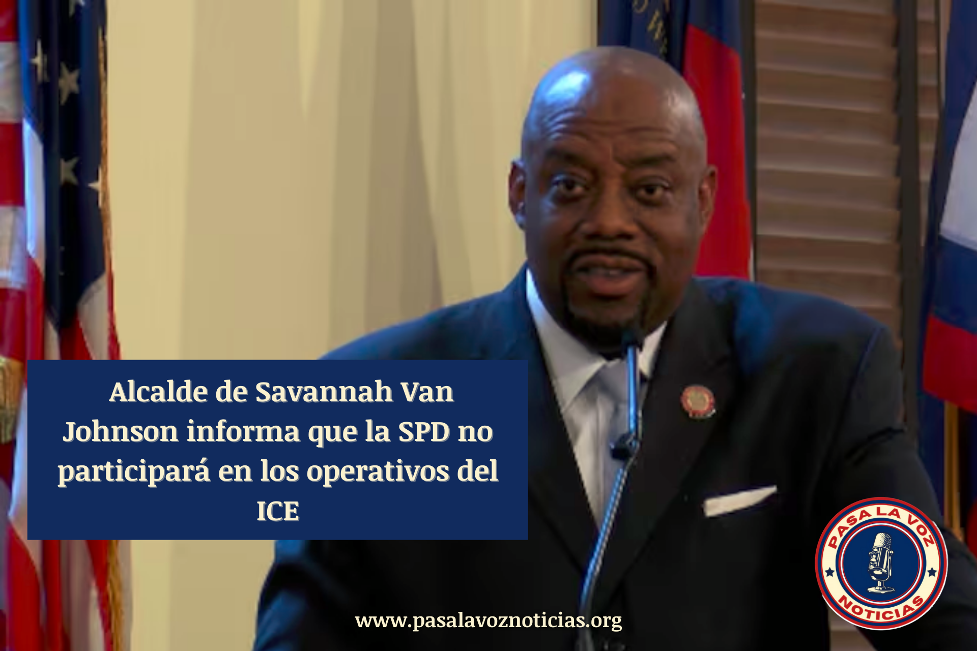 Alcalde de Savannah explica que el SPD no participará en las operaciones realizadas por el ICE