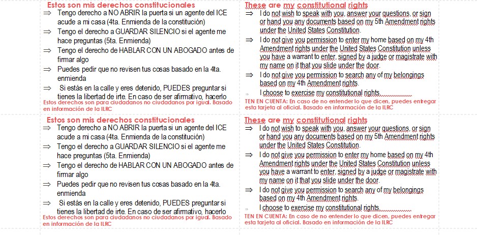 tarjeta conoce tus derechos