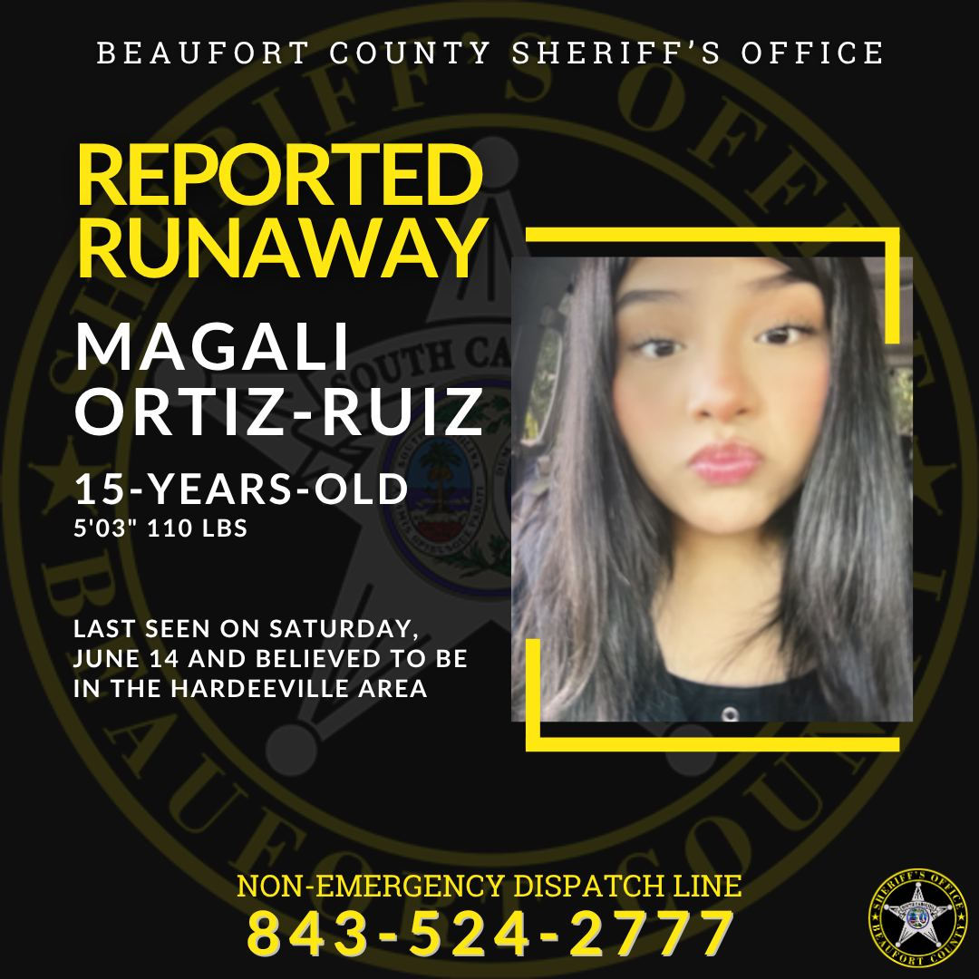 missing teen adolescente hispana hilton head island